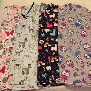 Nursing scrubs bundle set of 7